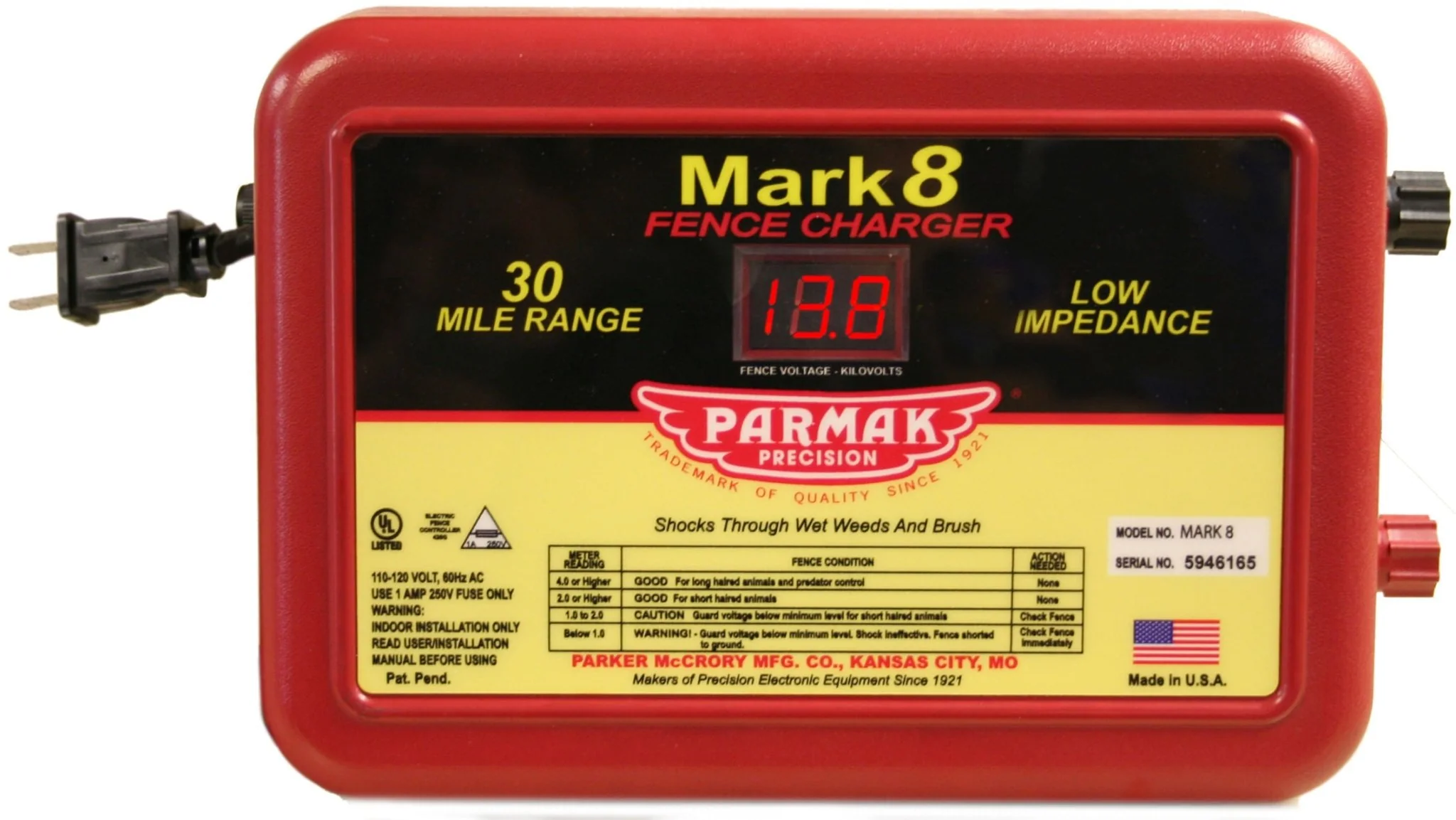 Parmak Mark 8 Fence Charger - Image 1