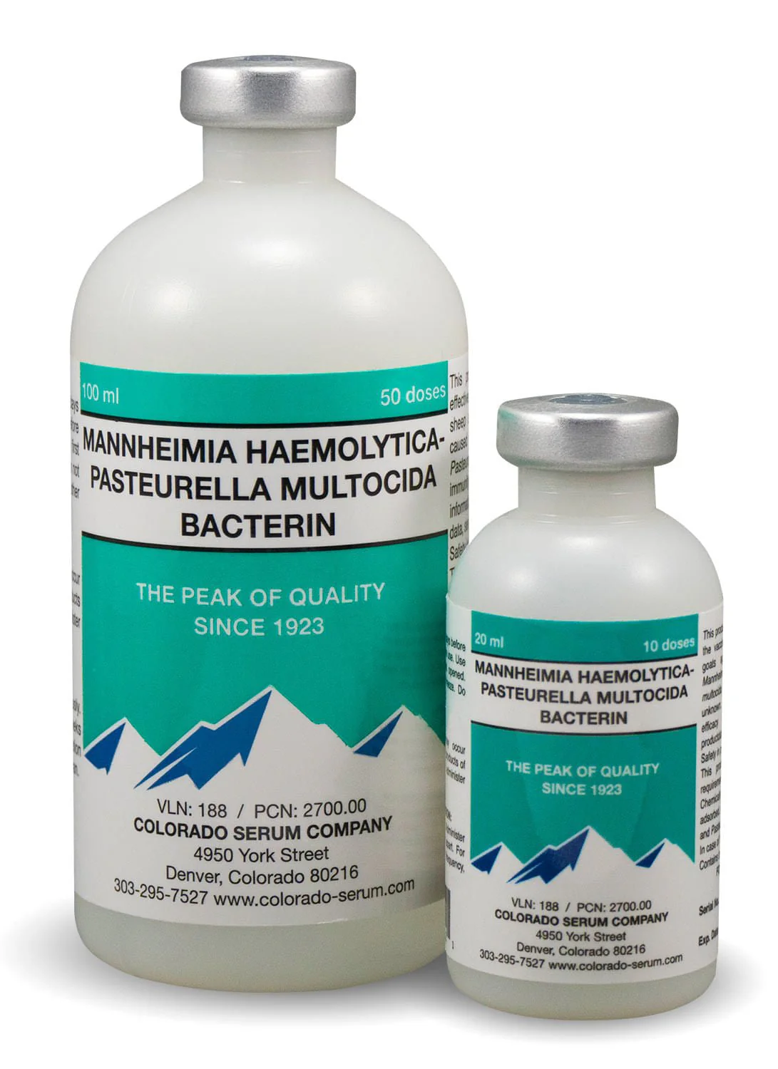 Pasteurella (Pneumonia) Vaccine for Cattle, Goats, & Sheep - Image 1