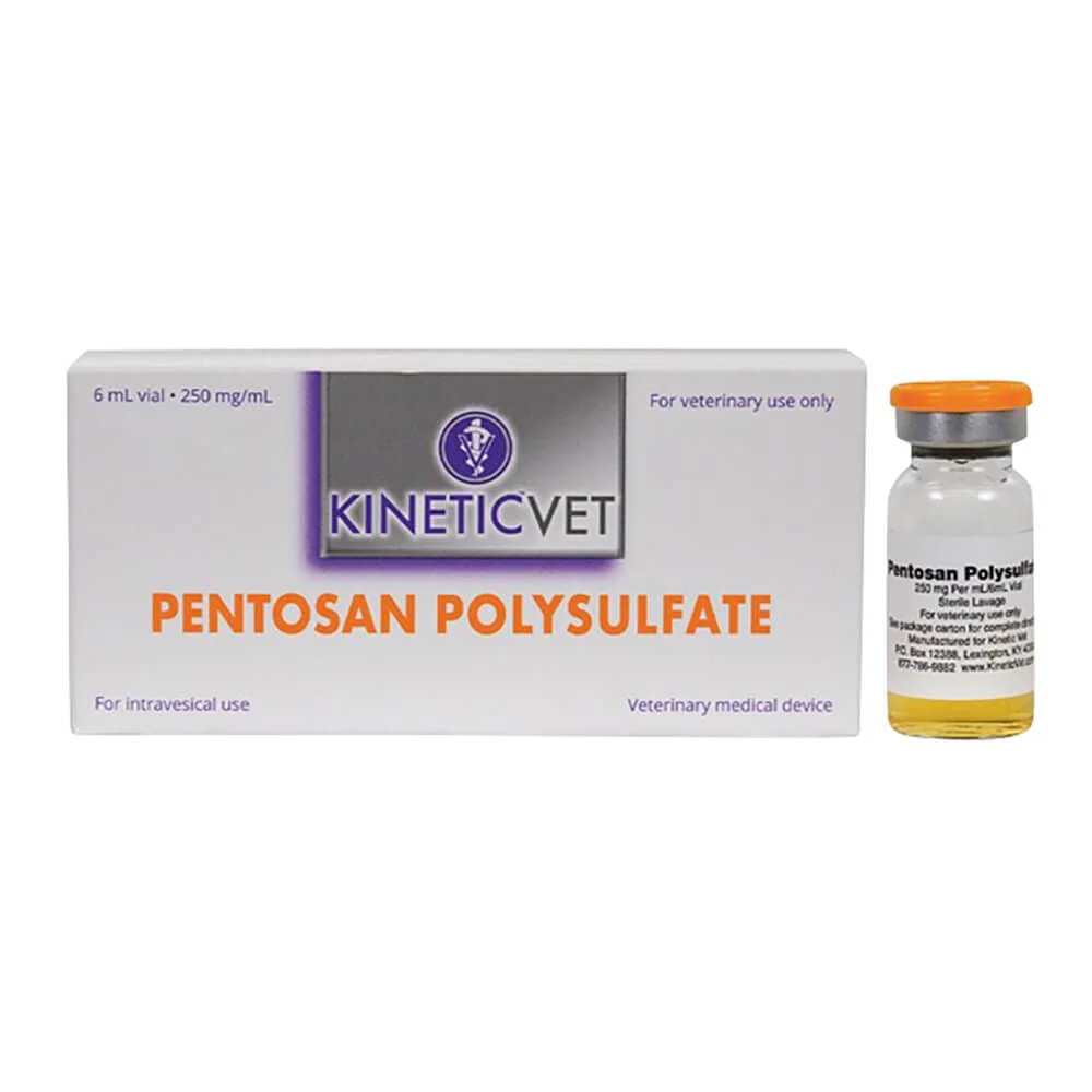 Rx Pentosan Polysulfate (Generic) Injection for Dogs, Cats, & Horses, 6 ml Vial - Image 1