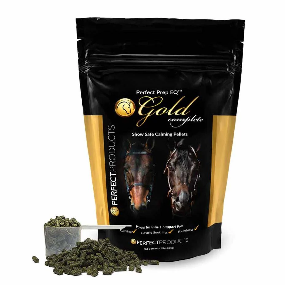 Perfect Prep EQ Gold Complete Show Safe Calming Pellets for Horses - Image 1