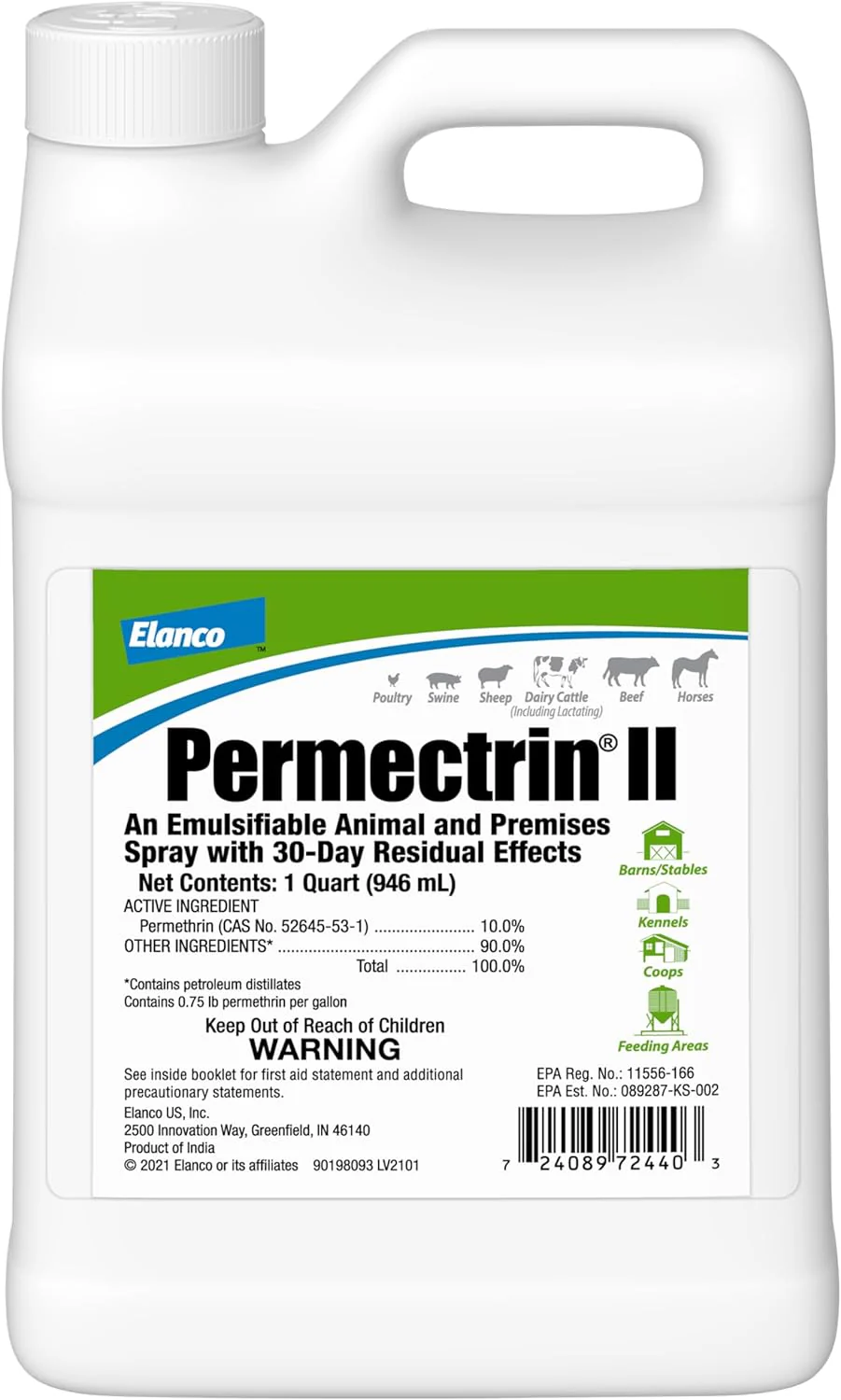Permectrin II Insecticide (10%) Fly & Pest Control - Image 2