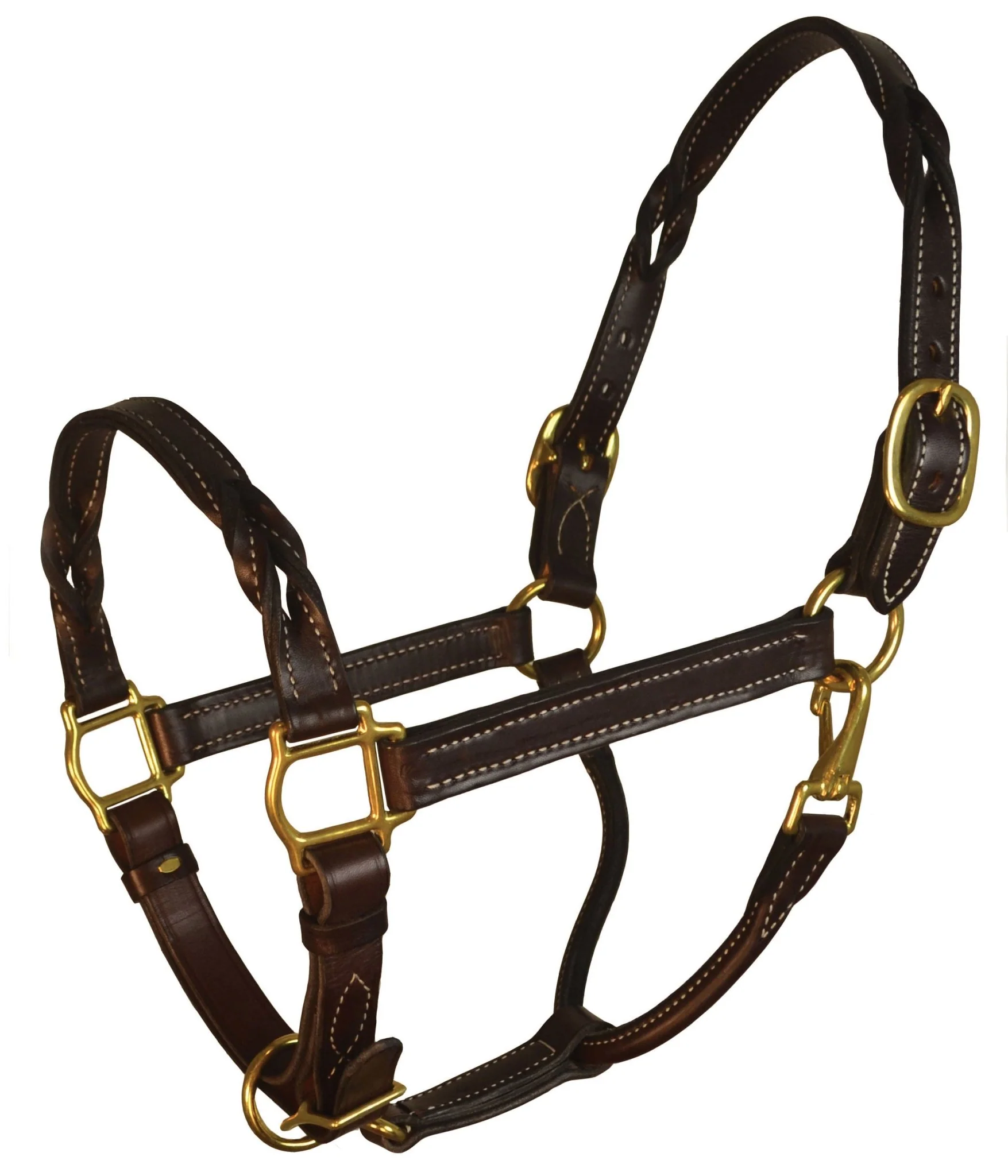 Perri's Twisted Leather Halter - Image 1