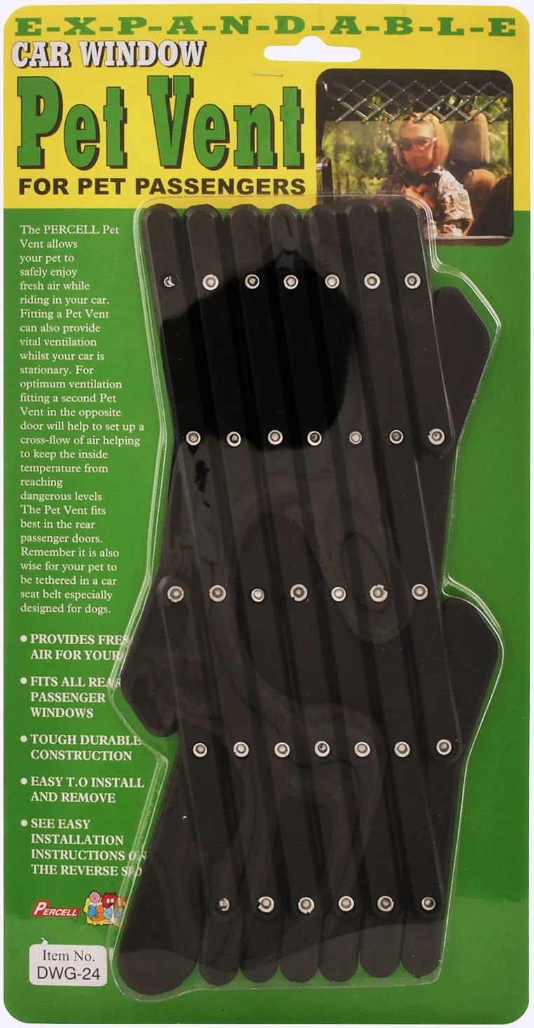 Jeffers Expandable Car Window Vent for Pet Passengers - Image 1