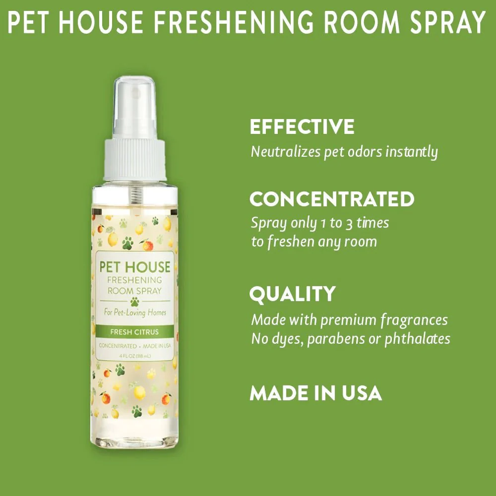 Pet House Freshening Room Sprays, 4 oz – Concentrated, Non-Toxic, Safe for Pet Homes - Image 2