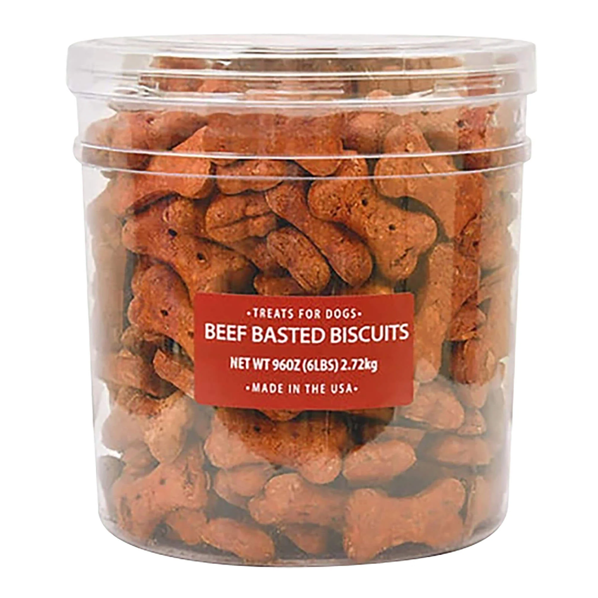 Pet Life Beef Basted Dog Biscuits, 6 lbs - Image 1