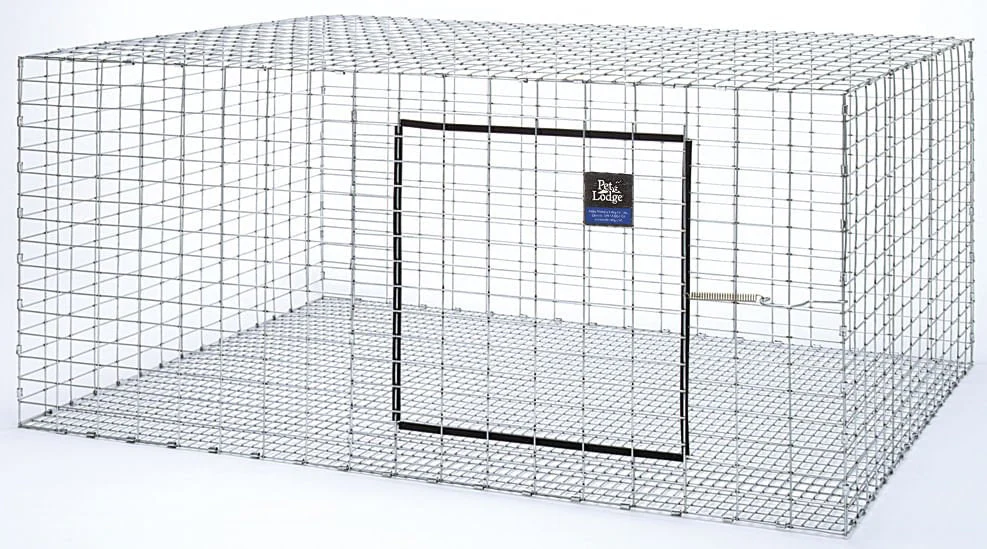 Pet Lodge Galvanized Rabbit Hutch – Stackable, Chew-Proof  Steel Wire Cage - Image 2