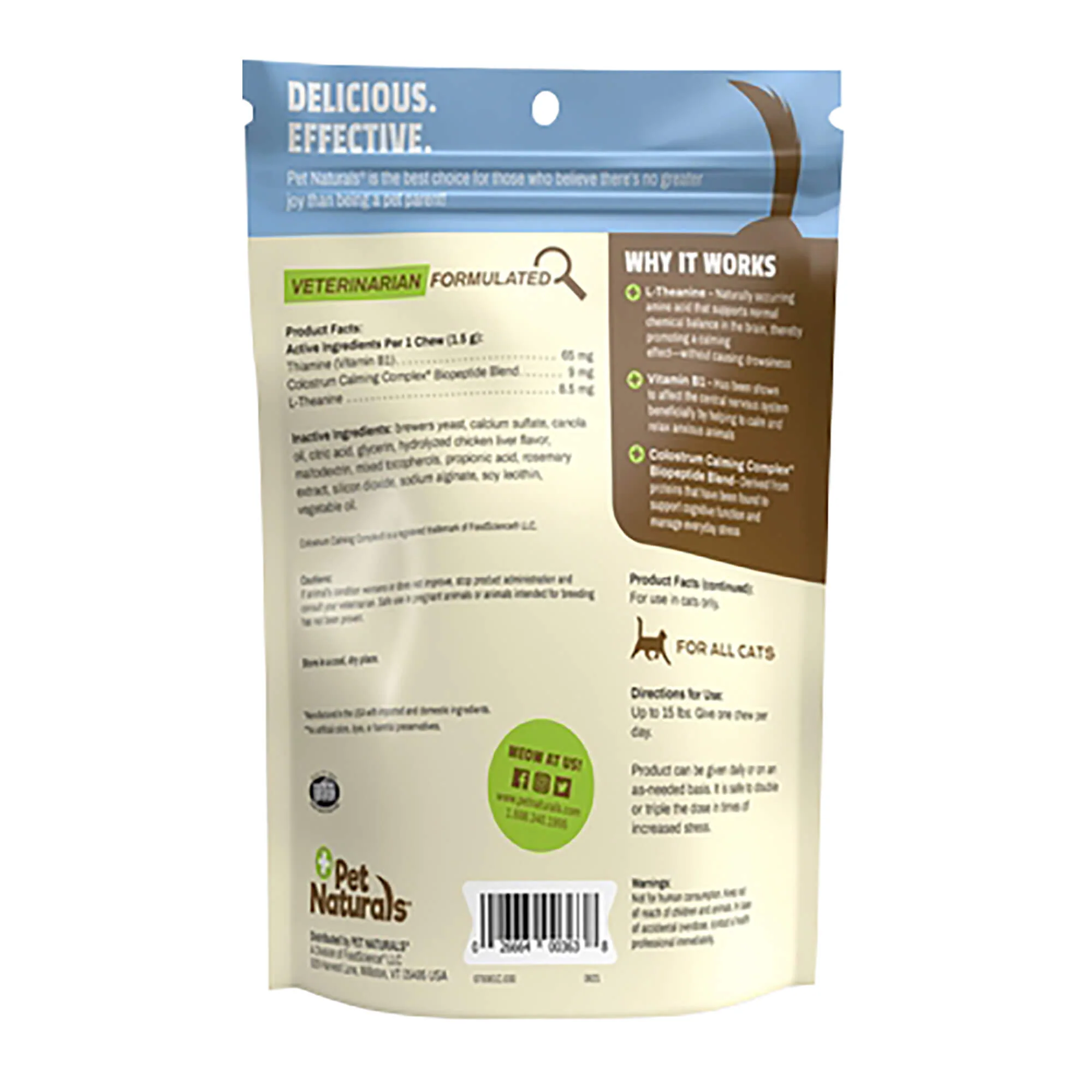 Pet Naturals Calming Chew for Cats, 30 ct - Image 2