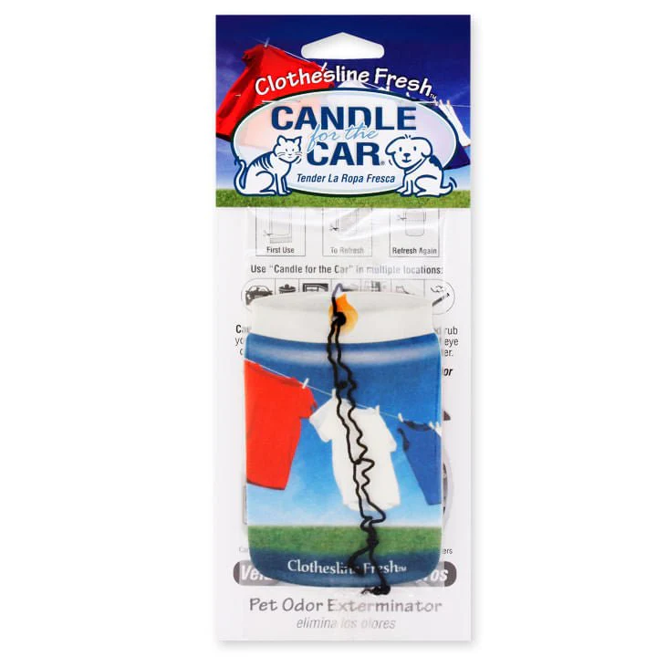 Pet Odor Exterminator Car Air Freshener Hanger with Odor-Neutralizing Enzymes - Image 3