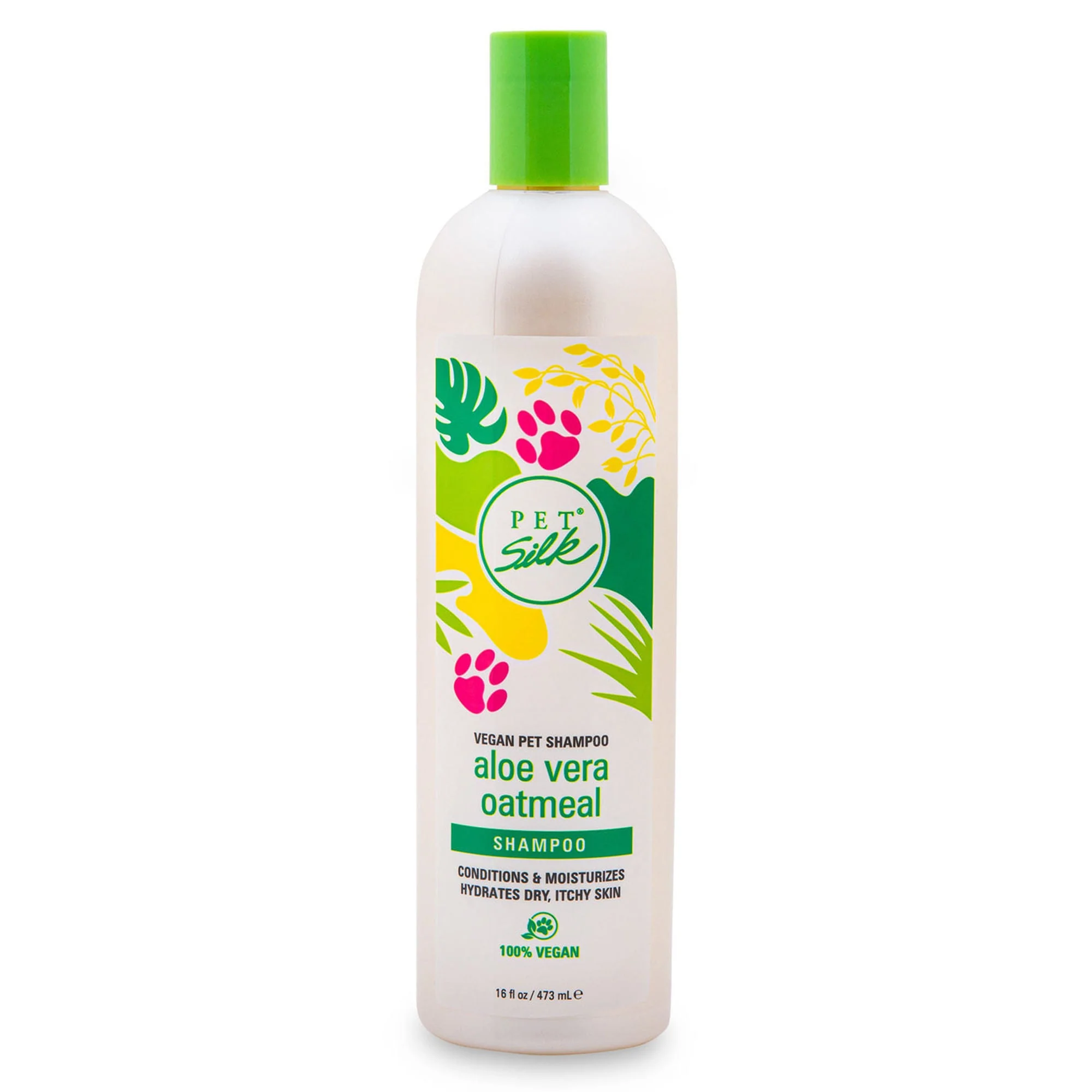 Pet Silk Vegan Aloe Vera Oatmeal Shampoo - Image 1