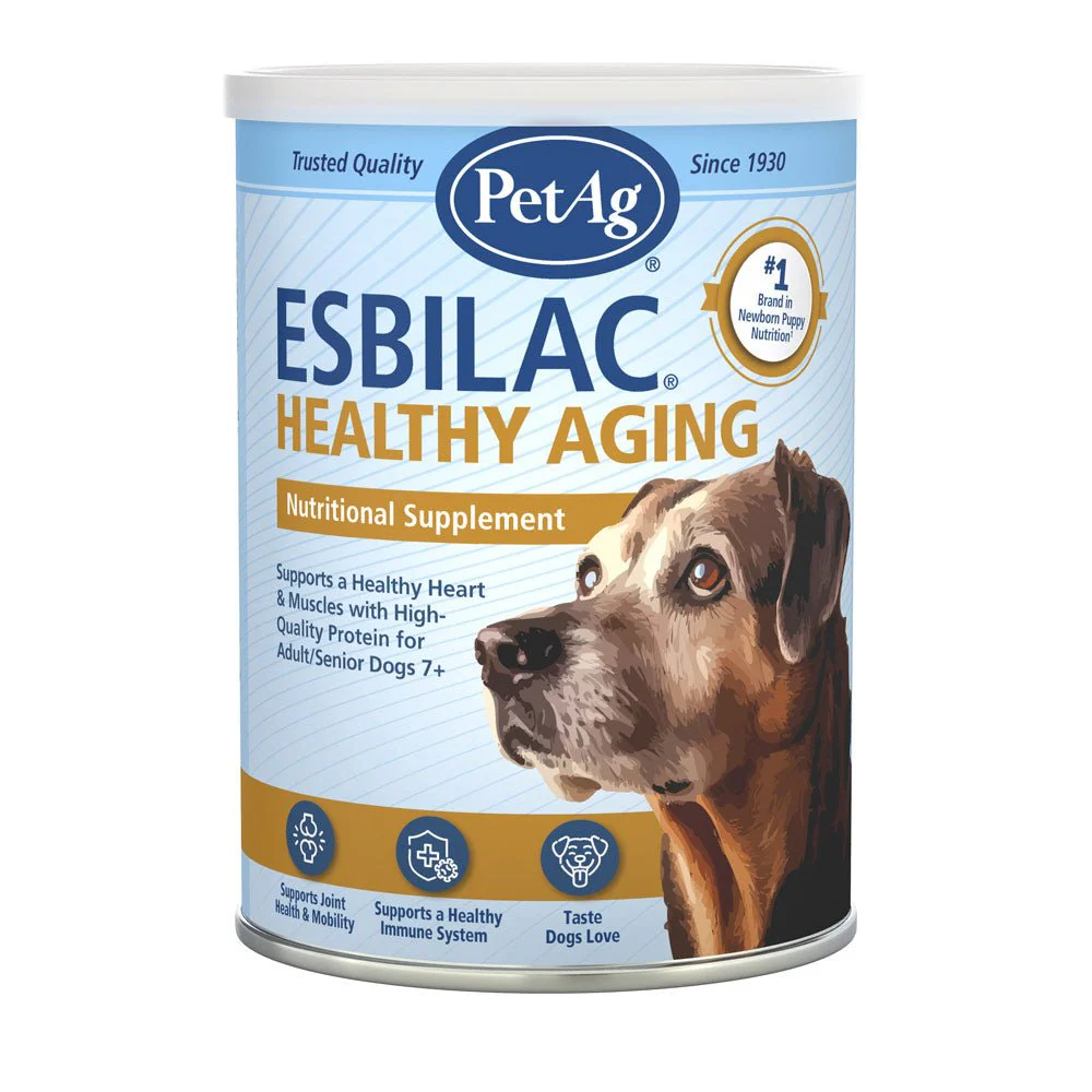 PetAg Esbilac Healthy Aging Powder for Adult & Senior Dogs, 14 oz - Image 1