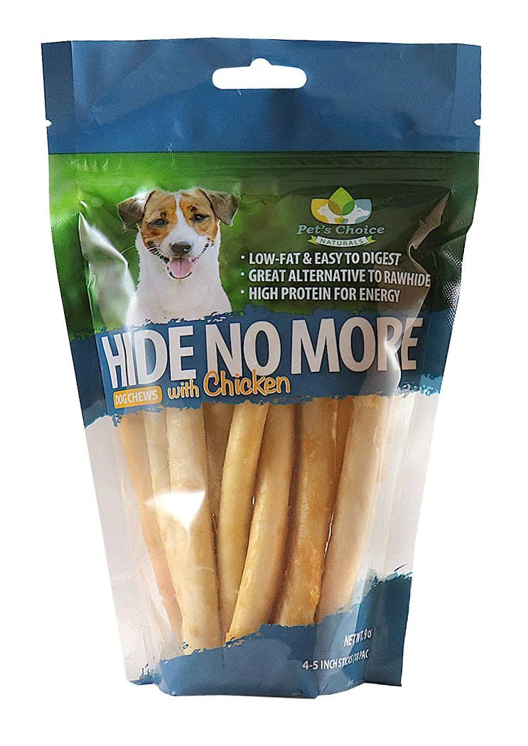 Pet’s Choice Hide No More Dog Chews with Chicken