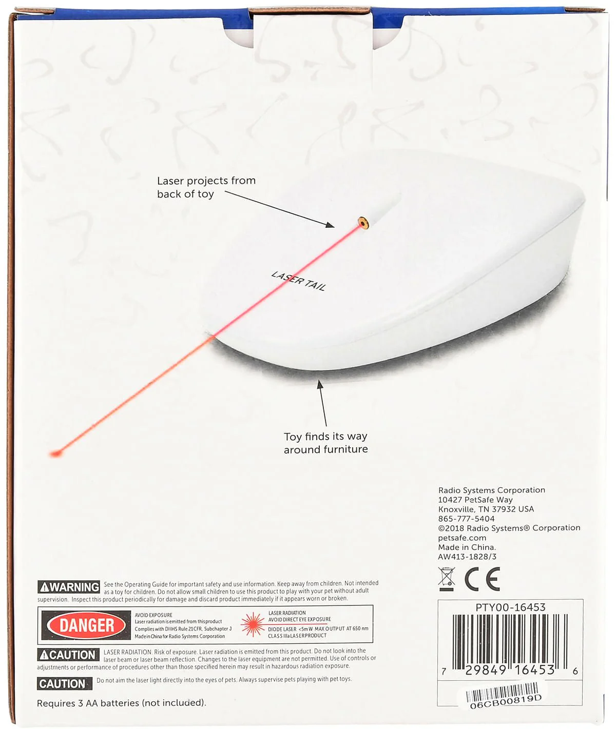 PetSafe Laser Tail Automatic Laser Light Cat Toy - Image 2