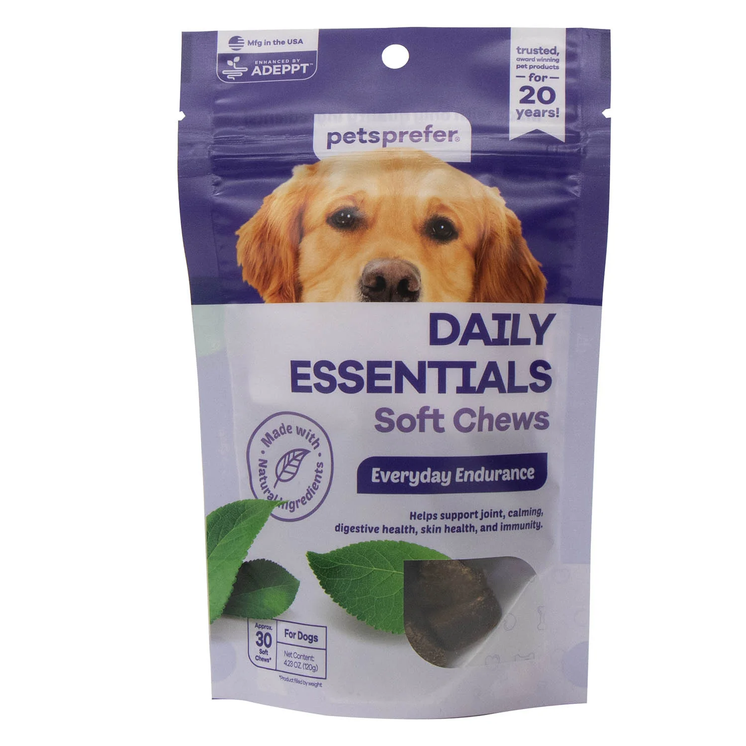 PetsPrefer Daily Essentials Soft Chews with ADEPPT - Image 1