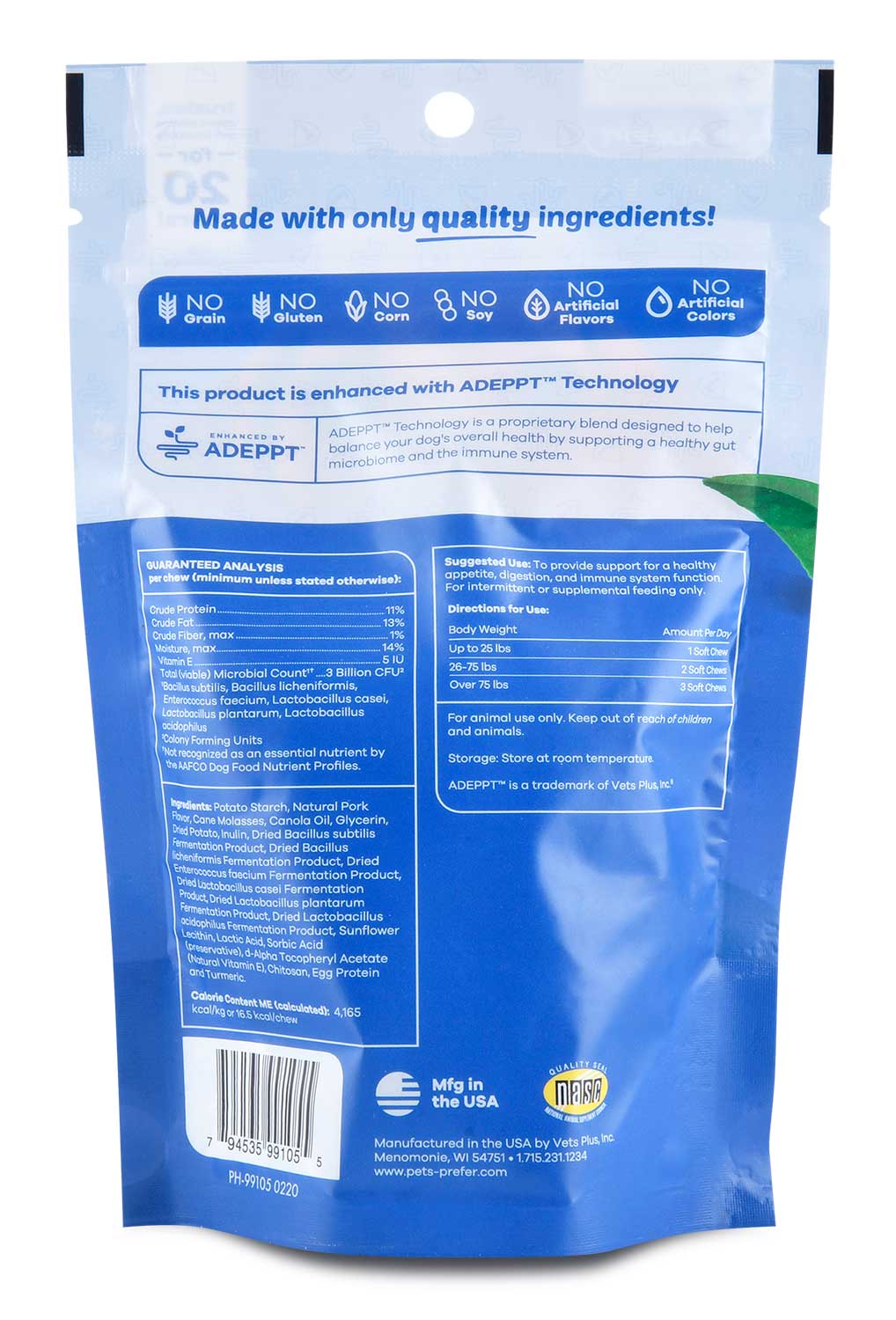 PetsPrefer Probiotic Soft Chews with ADEPPT - Image 2