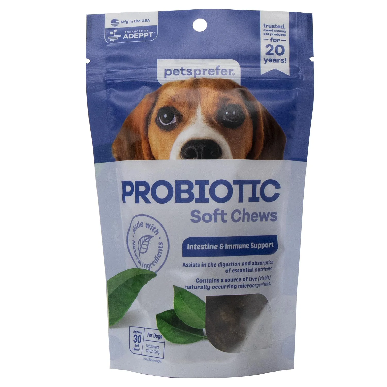 PetsPrefer Probiotic Soft Chews with ADEPPT - Image 1