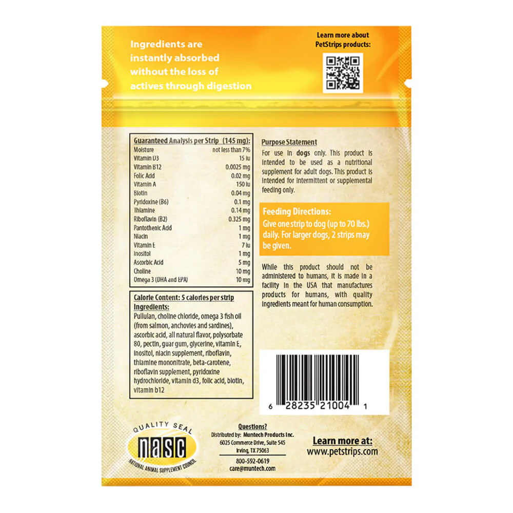 PetStrips Multi Vitamin Adult for Dogs, 30 Strips - Image 2