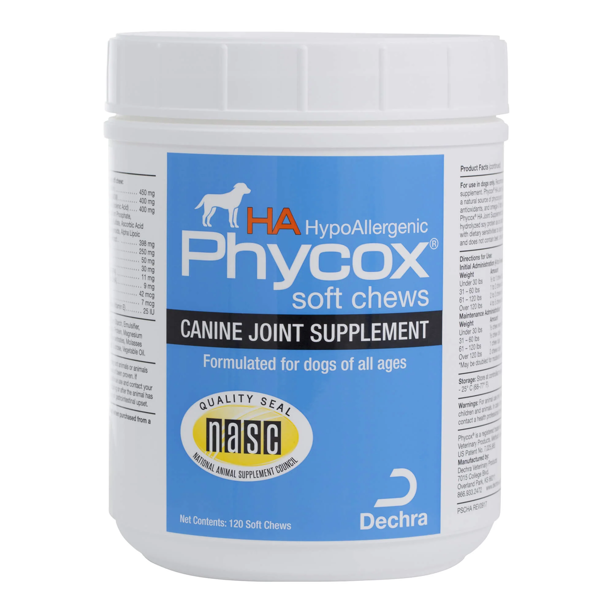 Phycox HA (Hypo-Allergenic) Soft Chews, 120 Count - Image 1