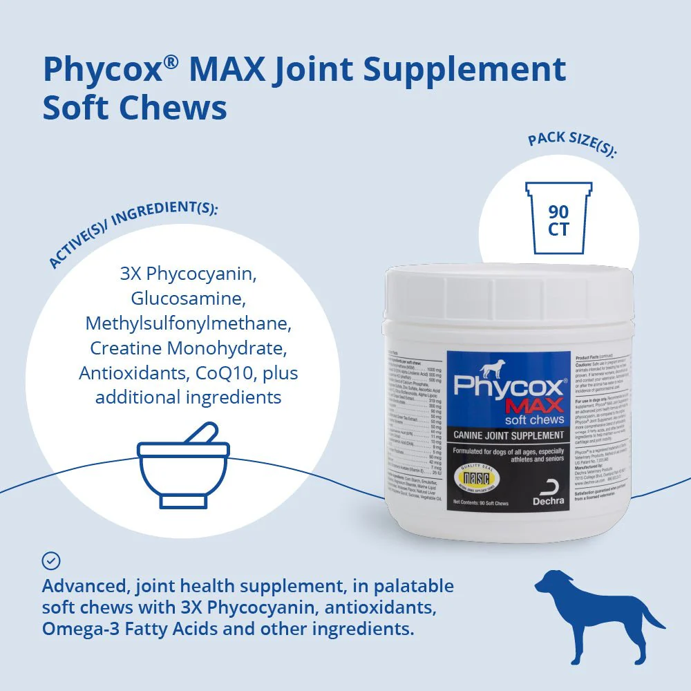 Phycox MAX Canine Joint Supplement Soft Chews, 90 ct - Image 3