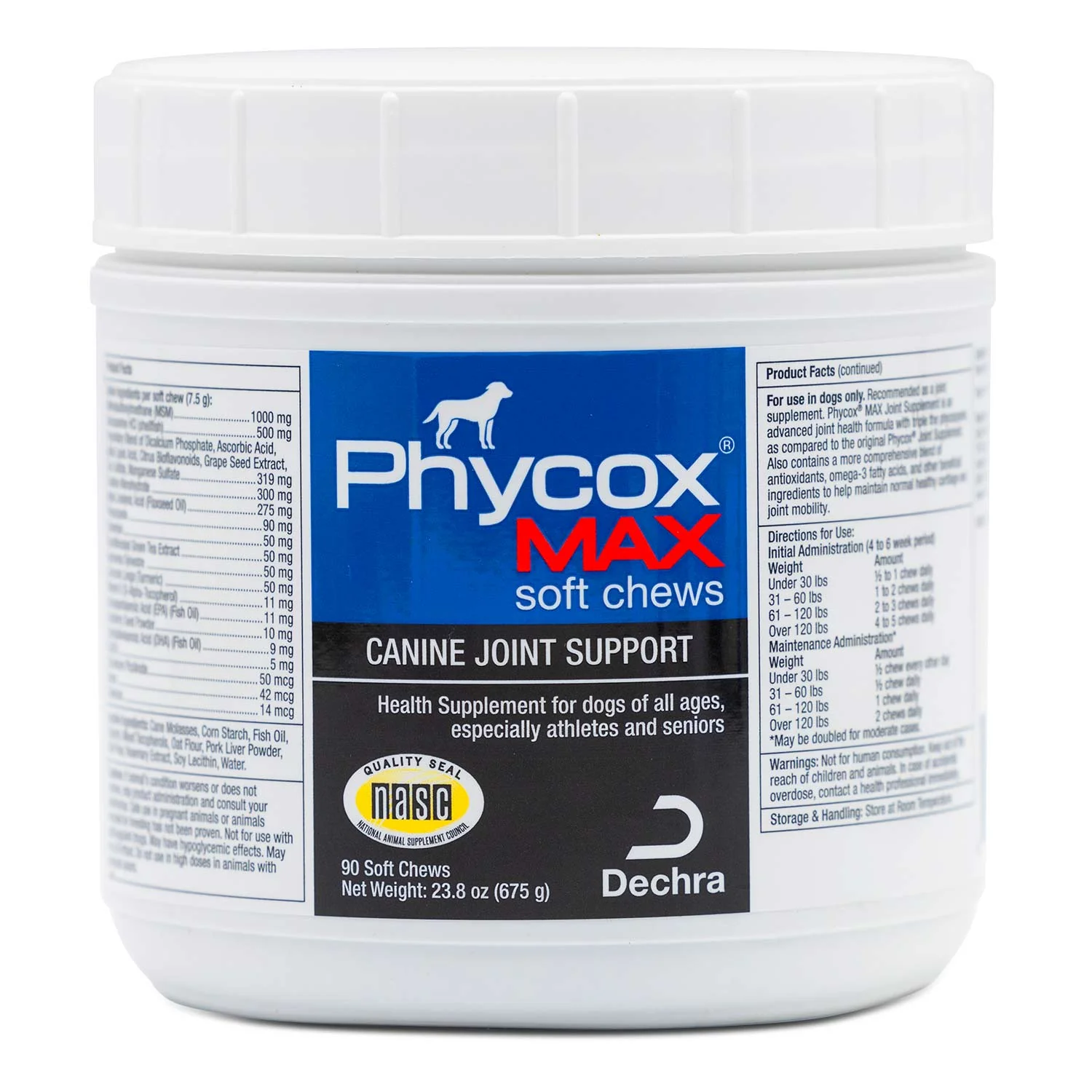 Phycox MAX Canine Joint Supplement Soft Chews, 90 ct - Image 1