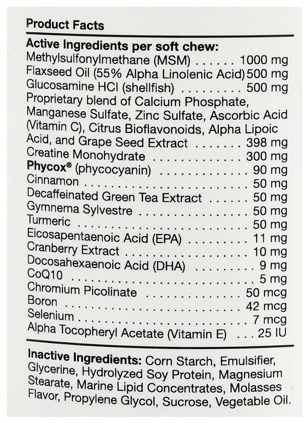 Phycox MAX HA (Hypo-Allergenic) Canine Joint Support Soft Chews - Image 3
