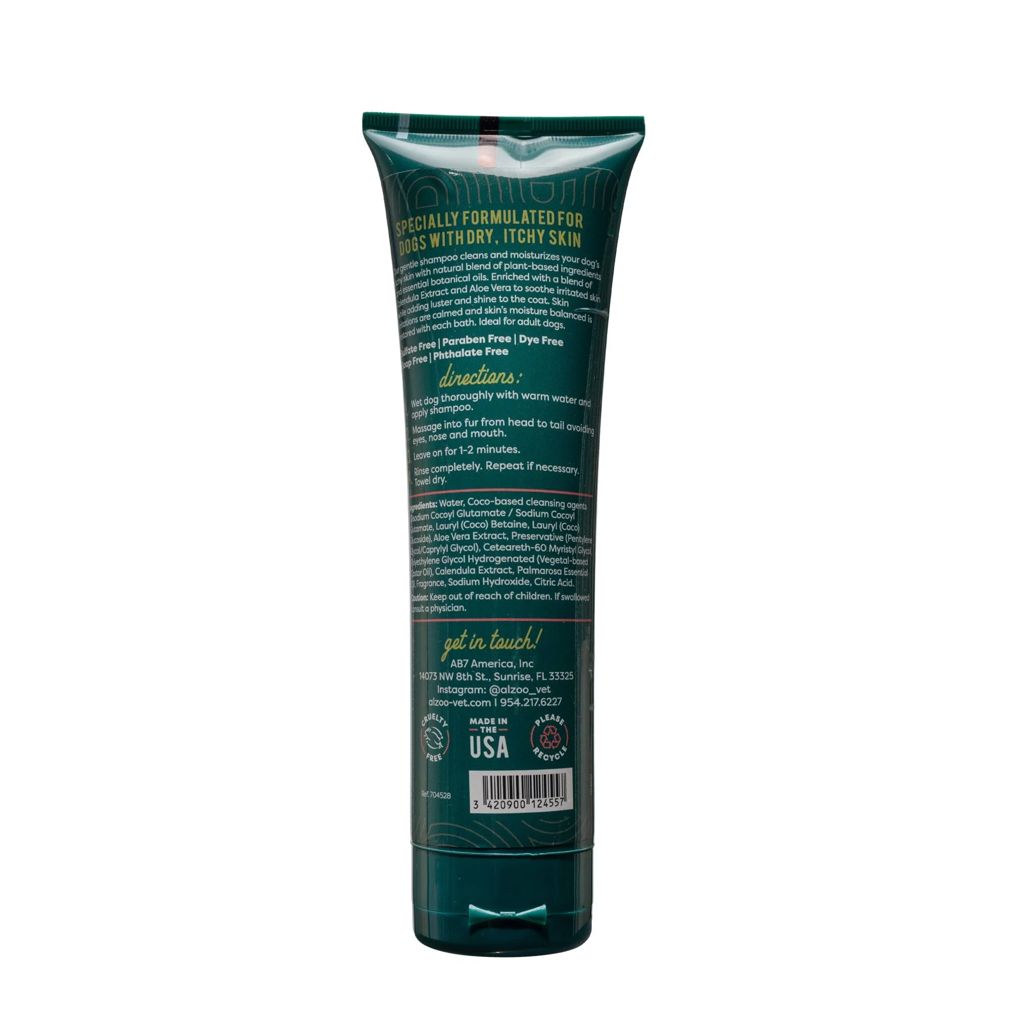 Plant-Based Anti-itching Dog Shampoo with Calendula, 8 oz - Image 2