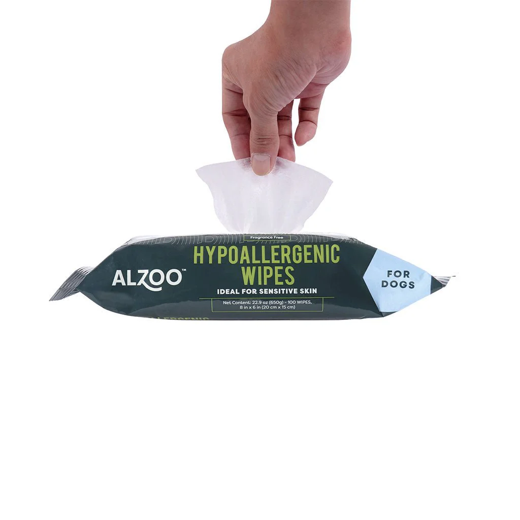 Plant-Based Hypoallergenic Grooming Wipes for Dogs, 100 ct - Image 2