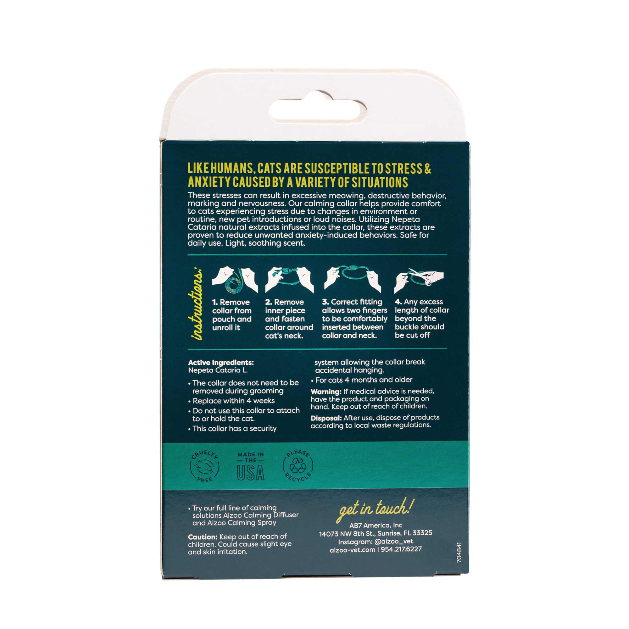 Plant-Based Natural Calming Collar for Cats - Image 3