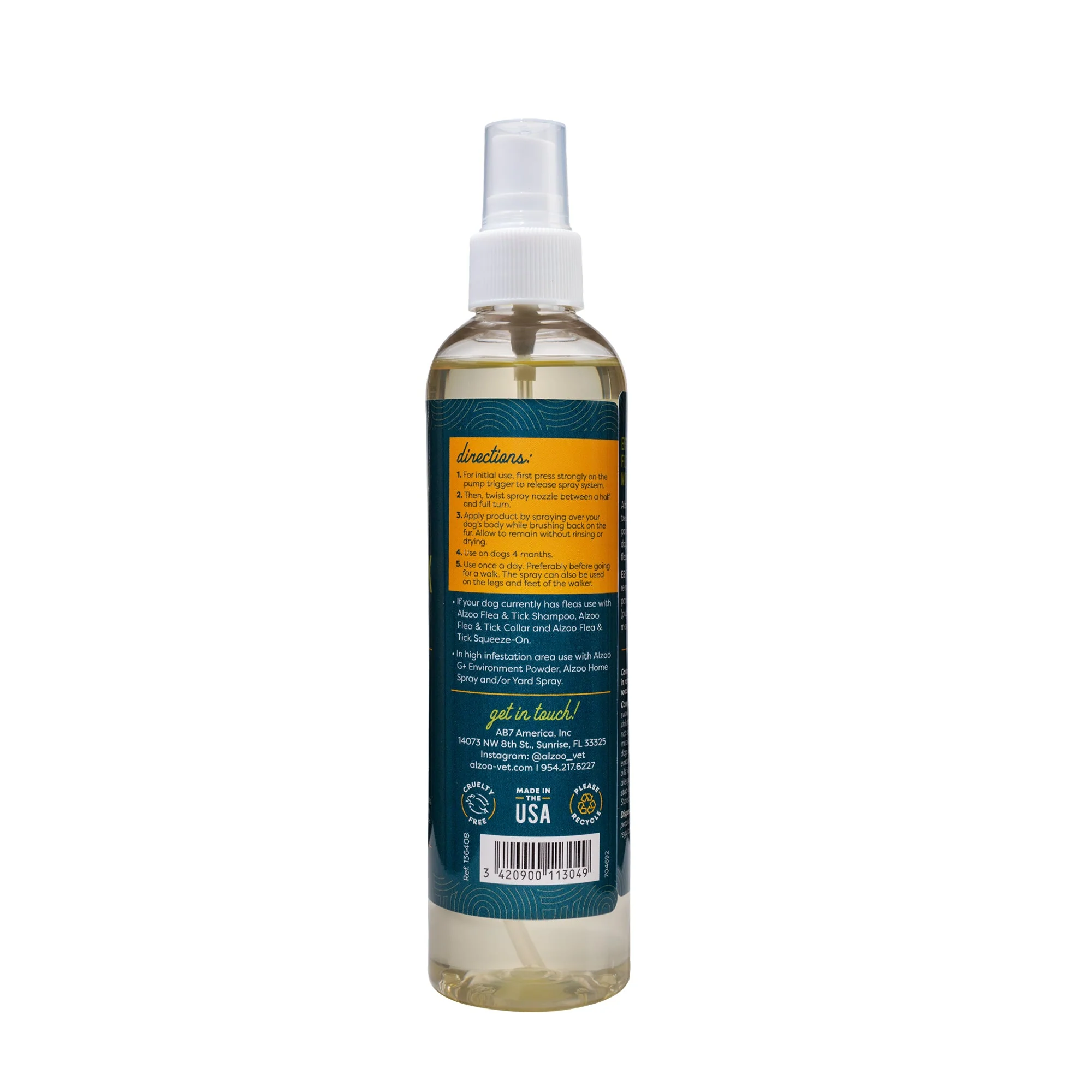 Plant-Based Natural Flea & Tick Spray for Dogs, 8 oz - Image 3