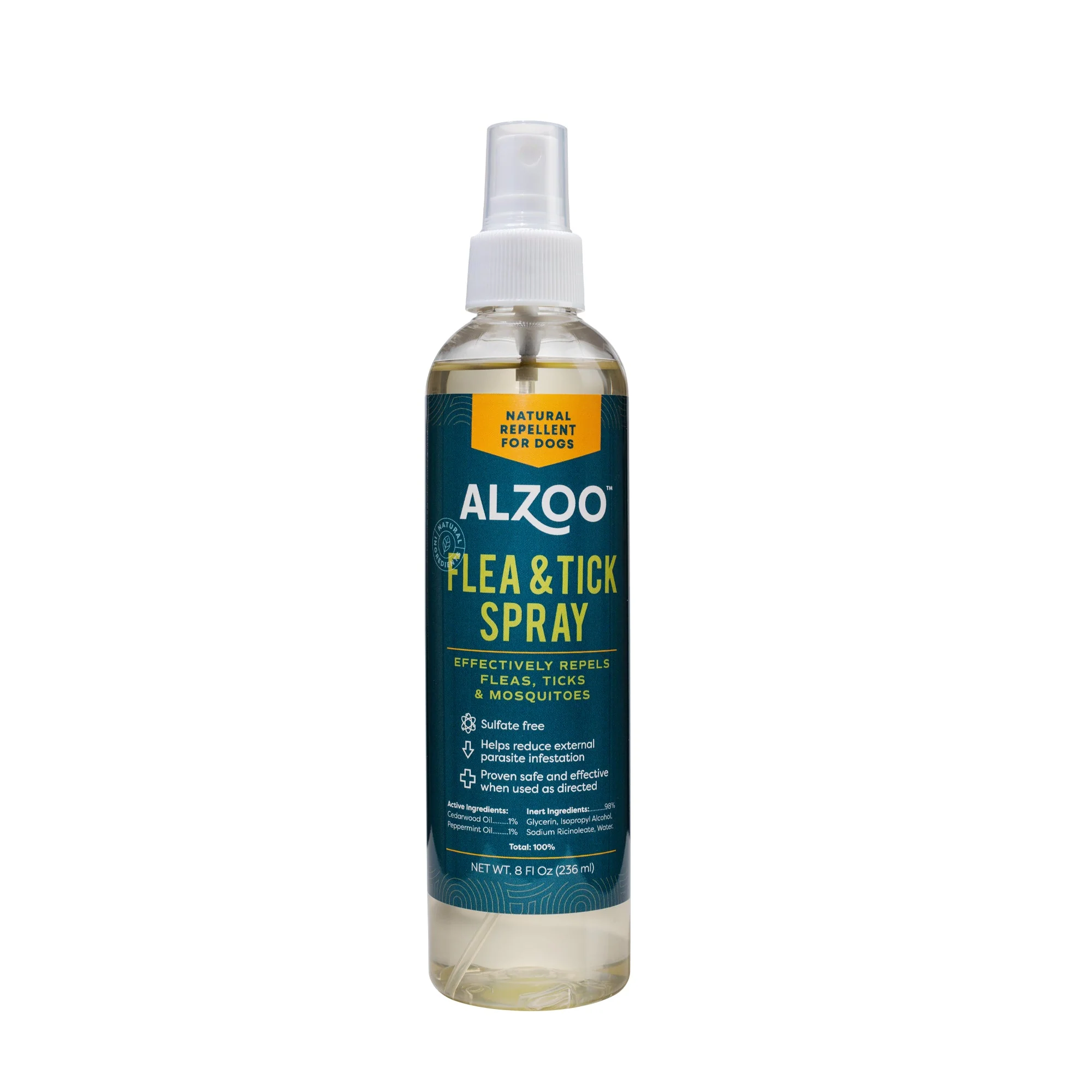 Plant-Based Natural Flea & Tick Spray for Dogs, 8 oz - Image 1
