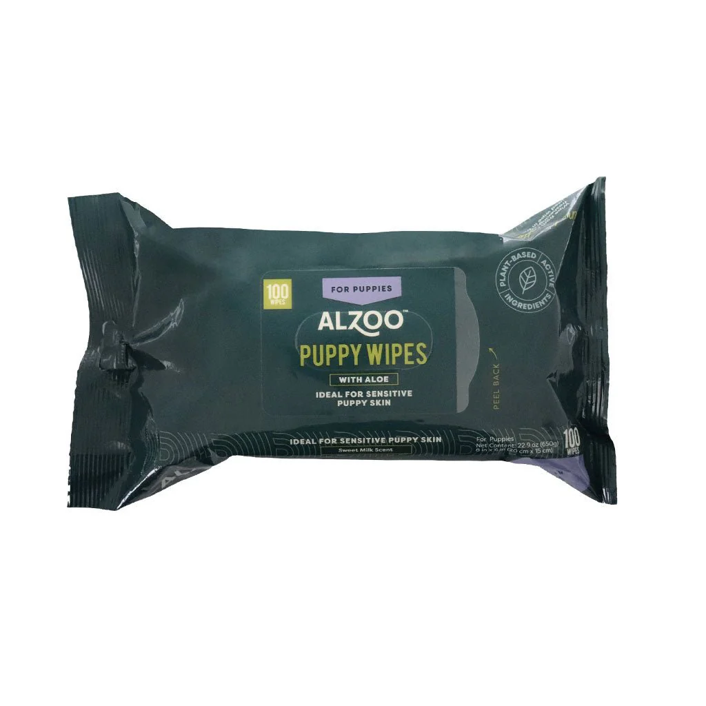 Plant-Based Puppy Grooming Wipes, 100 ct - Image 1