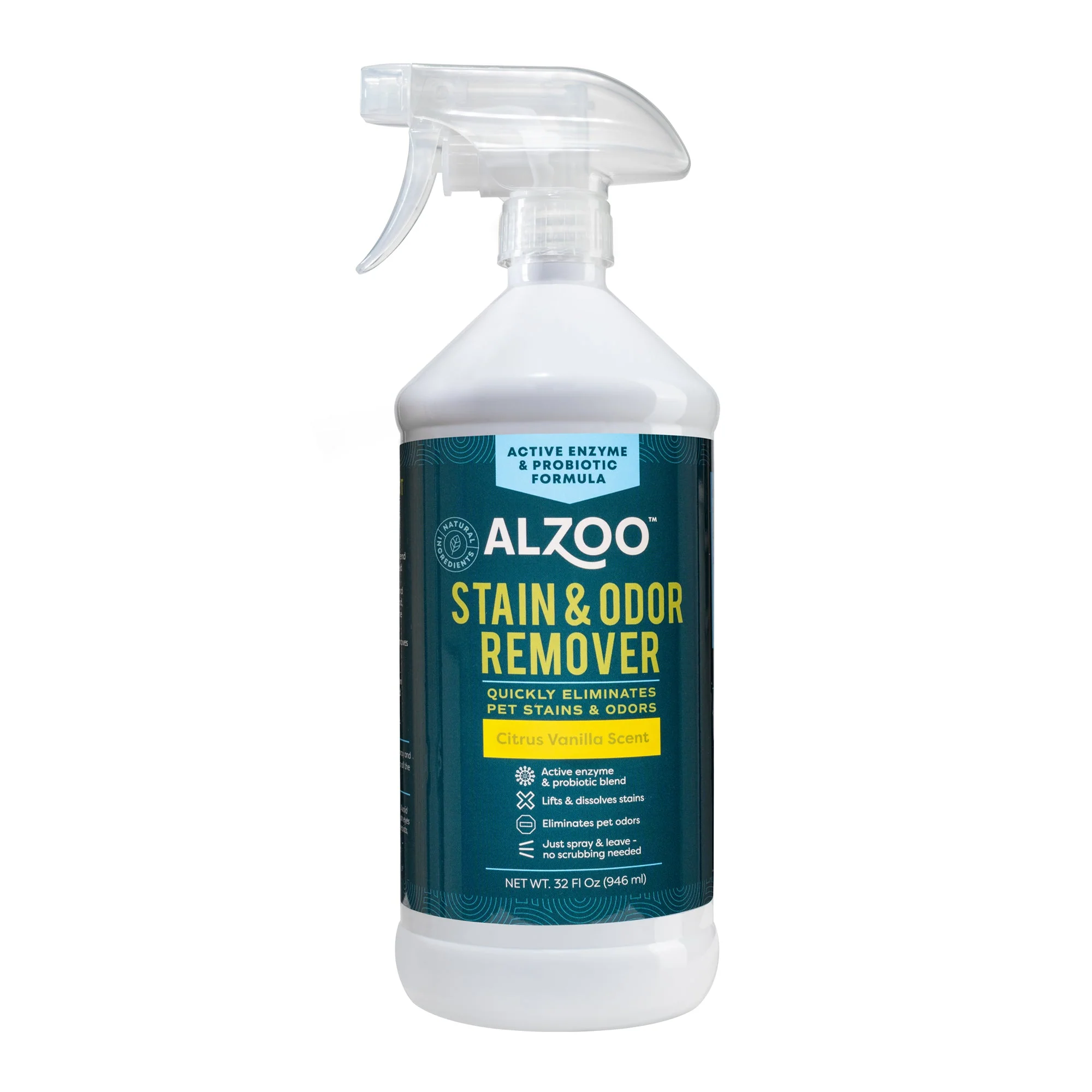 Plant-Based Stain & Odor Remover with Active Enzymes & Probiotic Scented Spray - Image 1