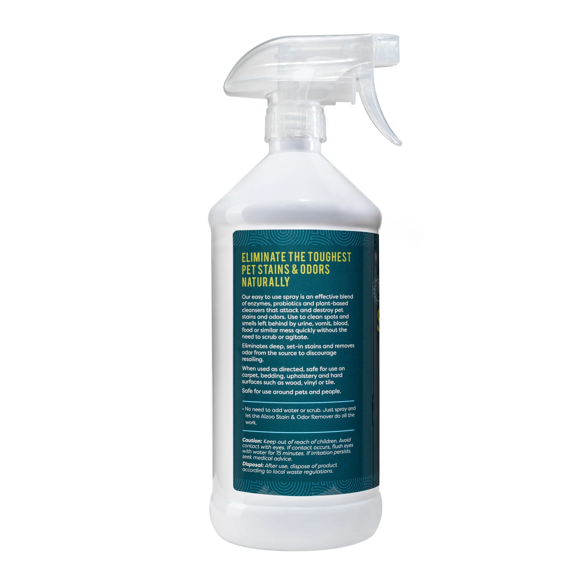 Plant-Based Stain & Odor Remover with Active Enzymes & Probiotic Scented Spray - Image 2