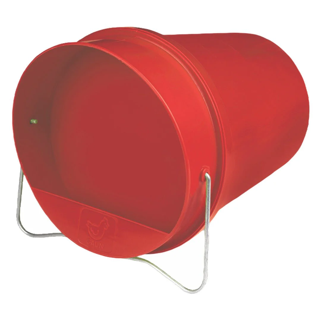 Plastic Bucket Poultry Waterer, 6 L – Easy-Fill Chicken Drinker - Image 1