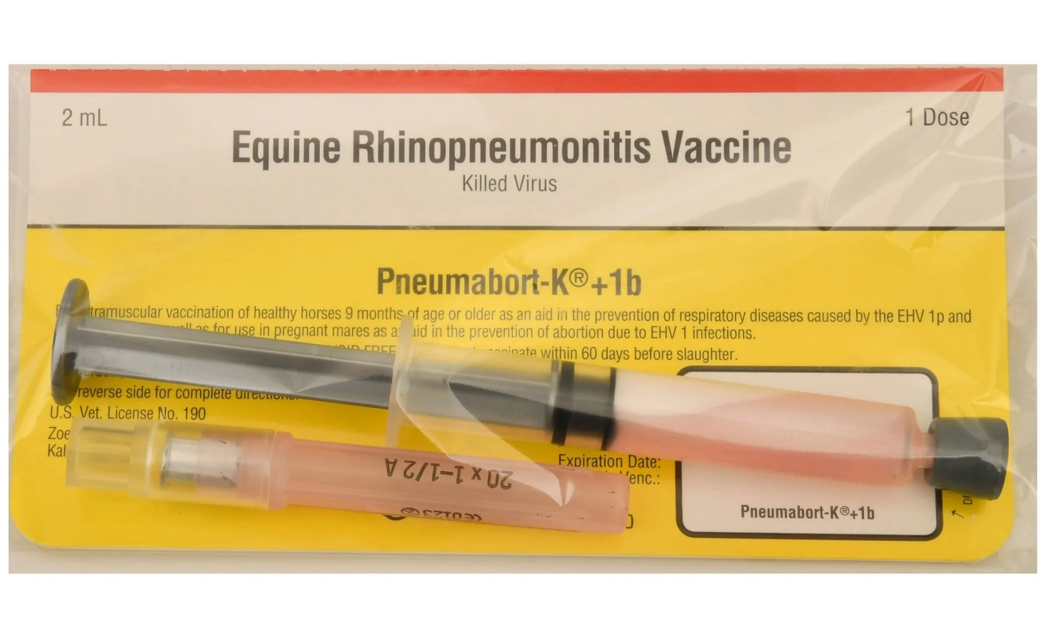 Pneumabort K +1b Vaccine for Horses - Image 1