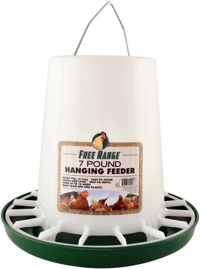 Poly Hanging Chicken Feeders - Image 1