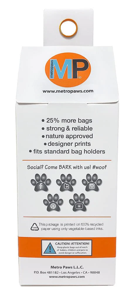 Poopy Packs 8 Rolls Dog Poop Bags - Image 2