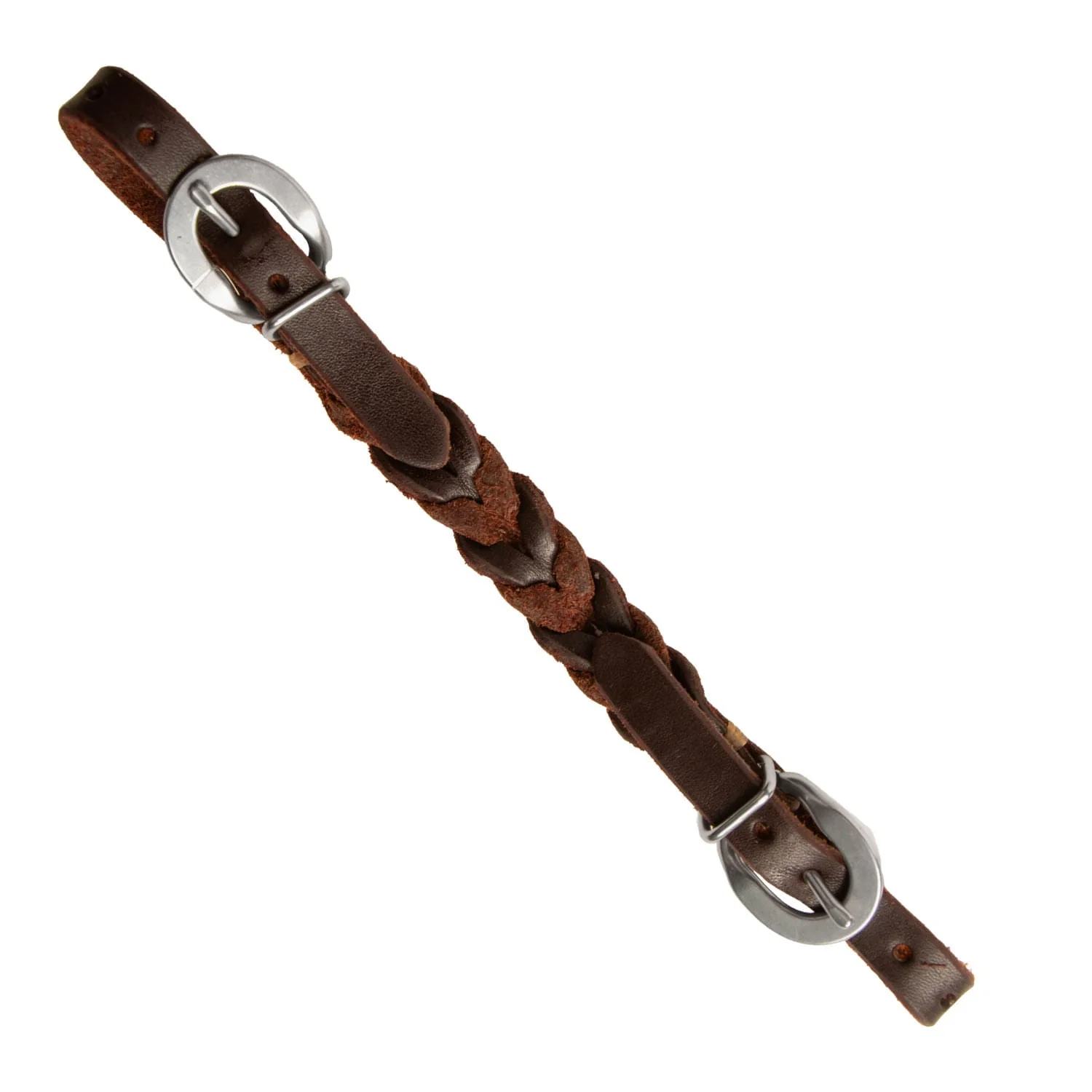 Jeffers Poplar Head Premium Oiled Harness Leather Bleeding Heart Curb Strap - Image 1