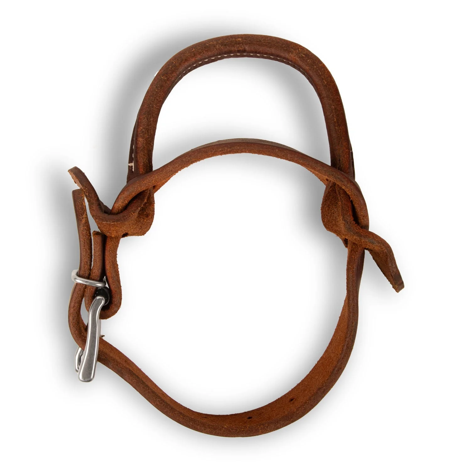 Jeffers Poplar Head Premium Oiled Harness Leather Rolled Night Latch - Image 1