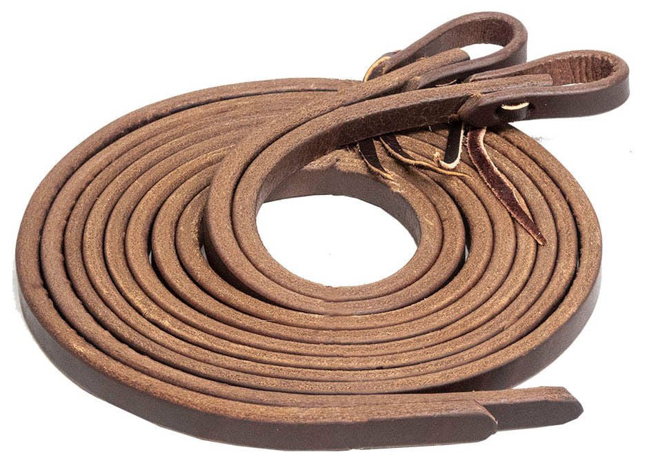 Jeffers Poplar Head Premium Oiled Harness Leather Split Reins - Image 2