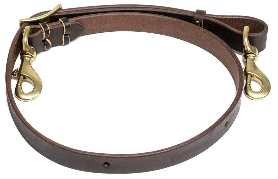 Jeffers Poplar Head Saddlery Oiled Harness Leather Horse Tie Down Strap - Image 1