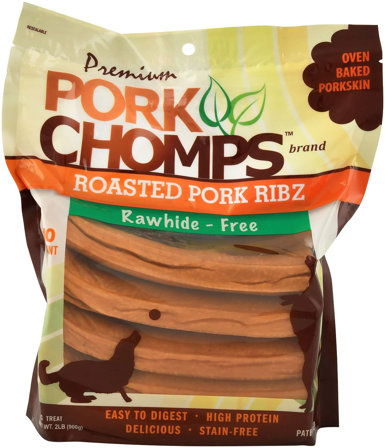Pork Chomps Premium Roasted Pork Ribz - Image 1