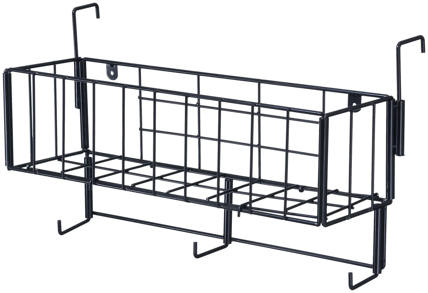 Portable Collapsible Hanging Basket with Bridle Hooks - Image 1