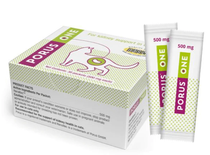 Porus One for Kidney Support in Cats, 500mg, 30 ct - Image 1