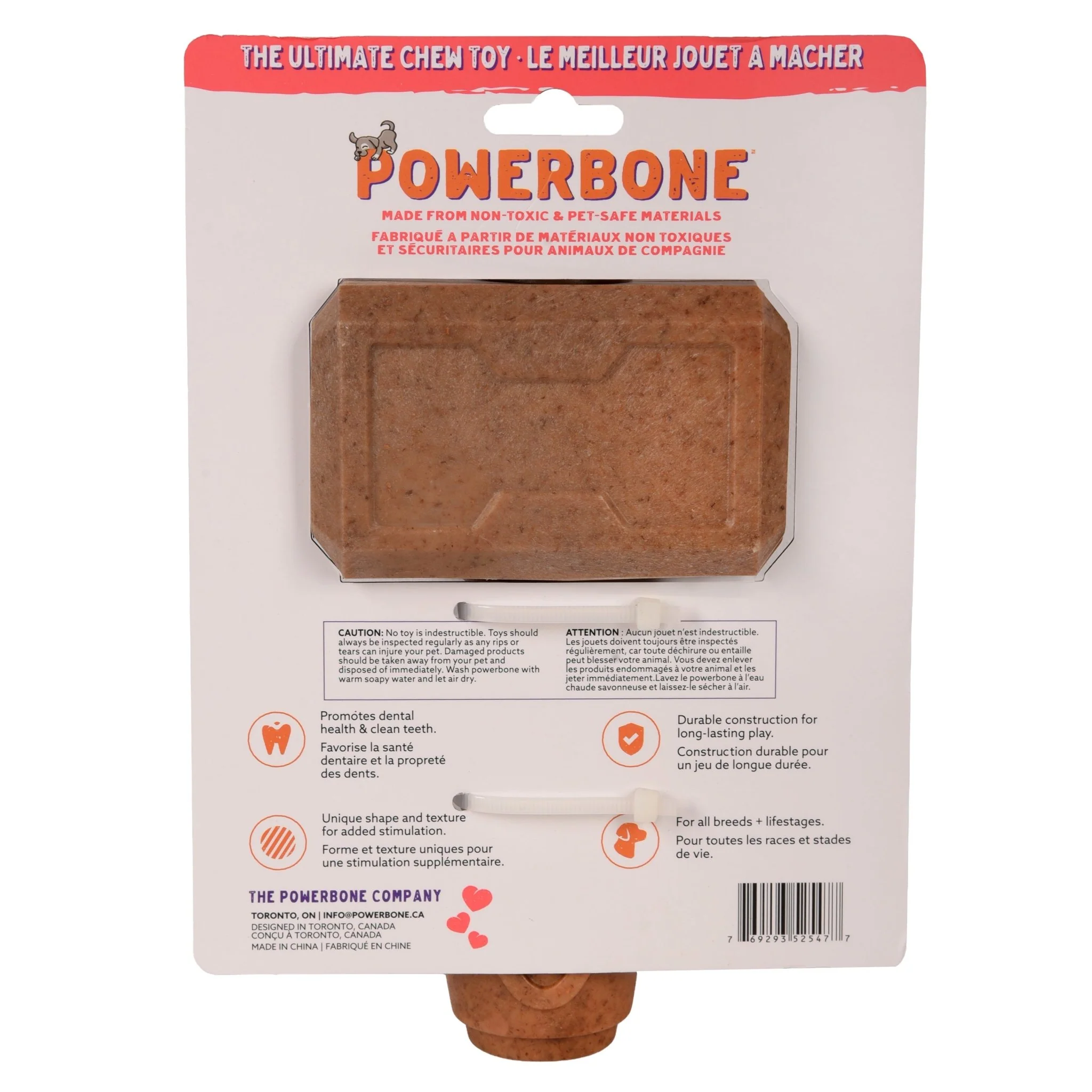 Powerbone Hammer Dog Chew Toy for Power Chewers - Image 2