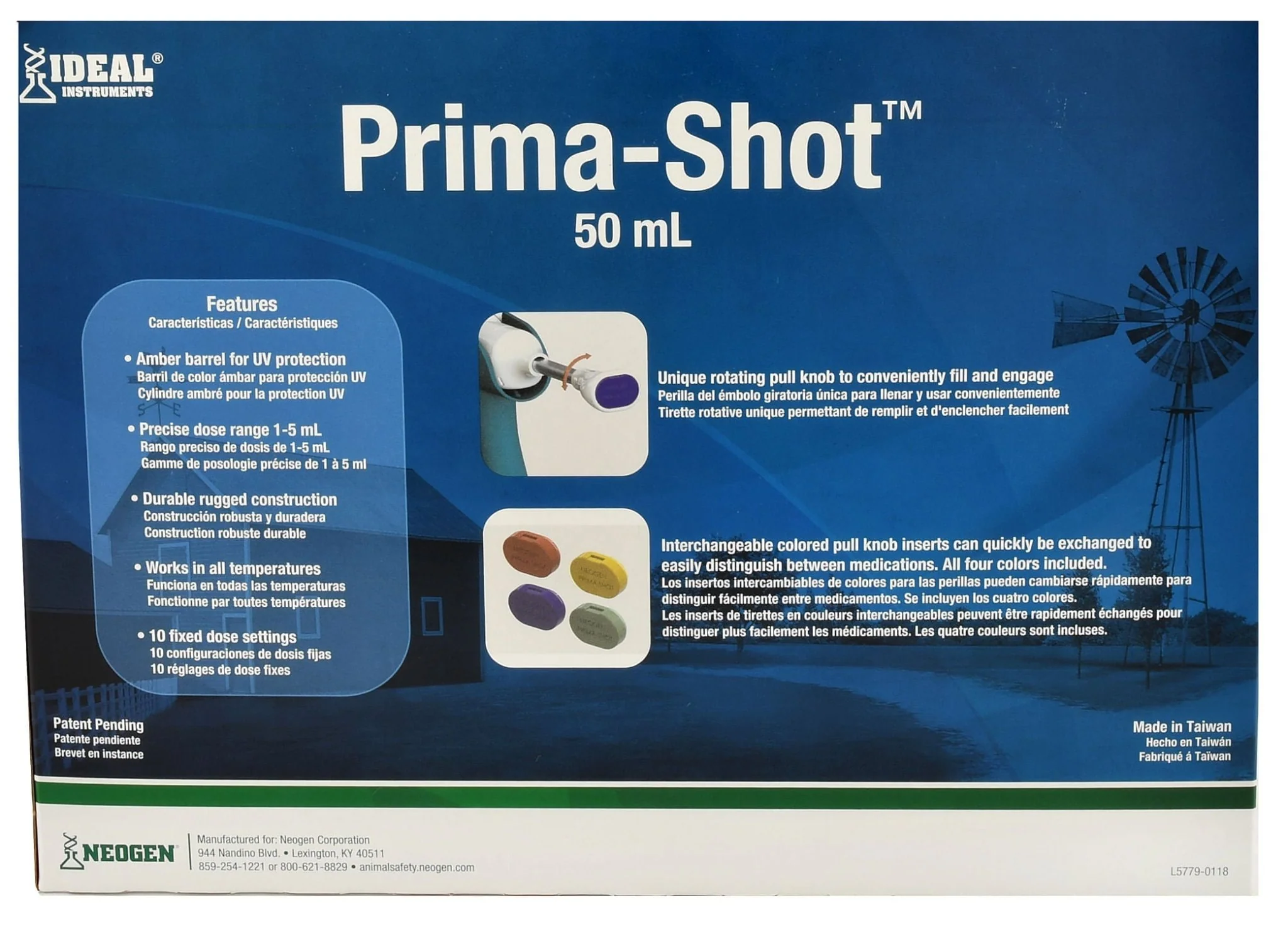 Prima Shot  Repeater Syringe – Adjustable Livestock Dosing Syringe - Image 3
