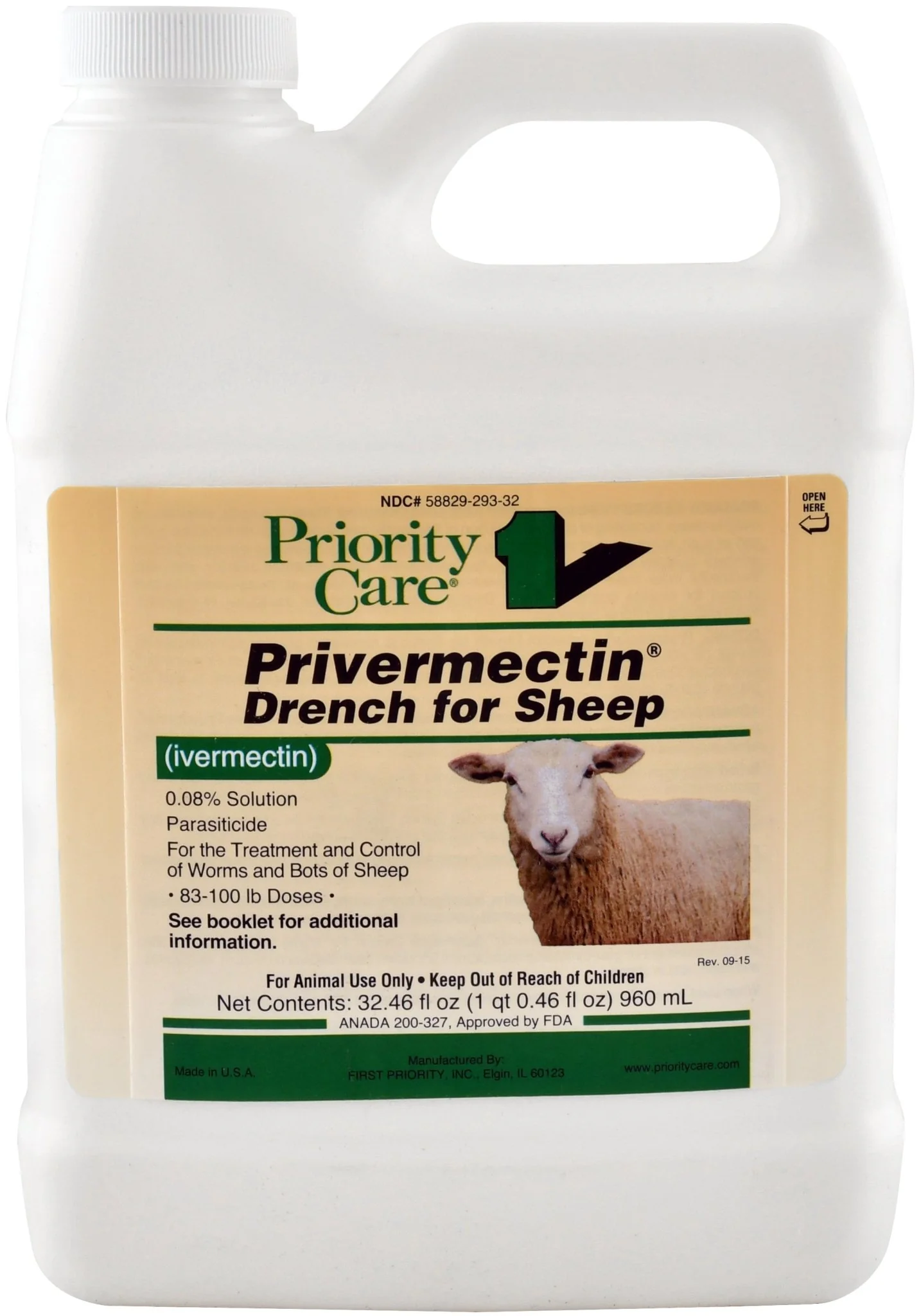 Privermectin Sheep Drench Wormer - Image 1