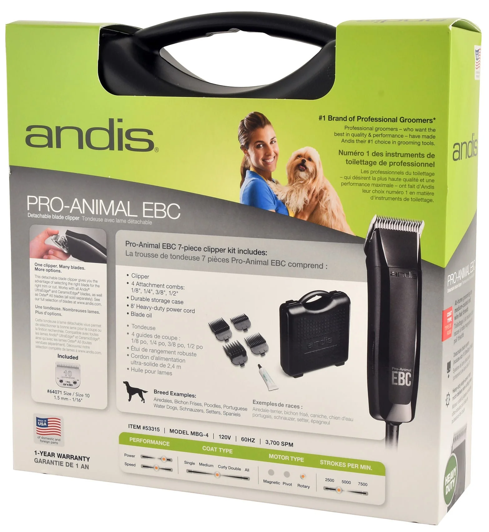 Pro Animal EBC Detachable Blade Clipper - Image 3