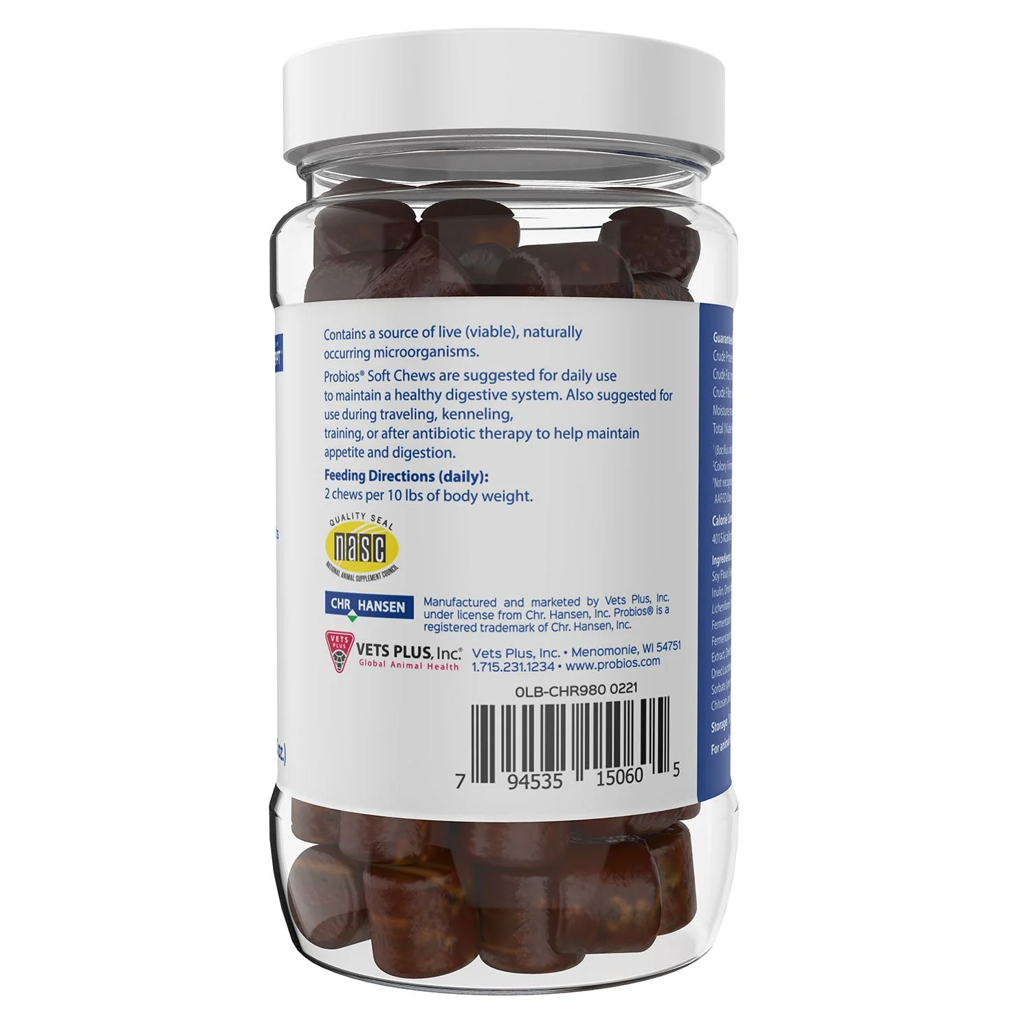 Probios Canine Soft Chews Probiotic Supplement for Dogs - Image 3