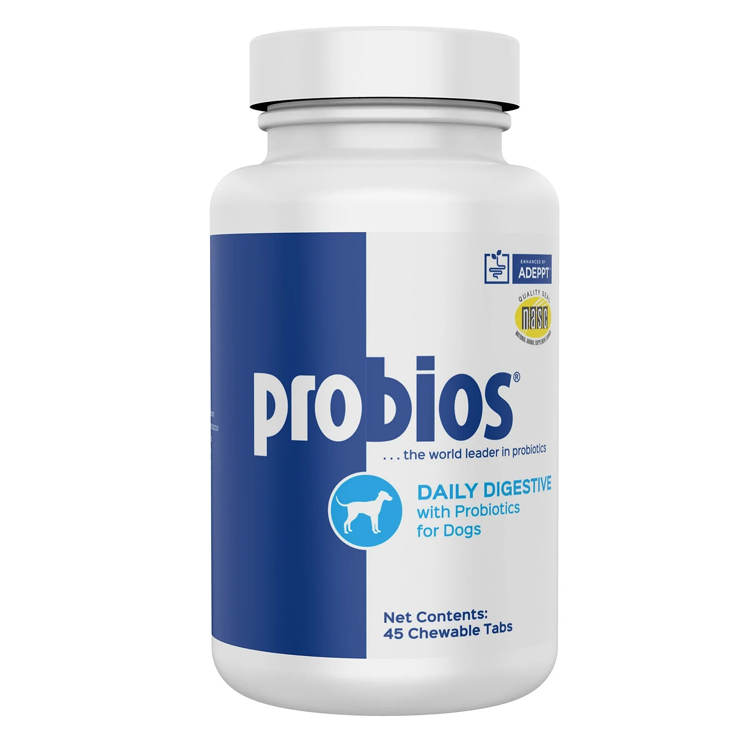 Probios Daily Digestive Tabs, 45 Count - Image 1