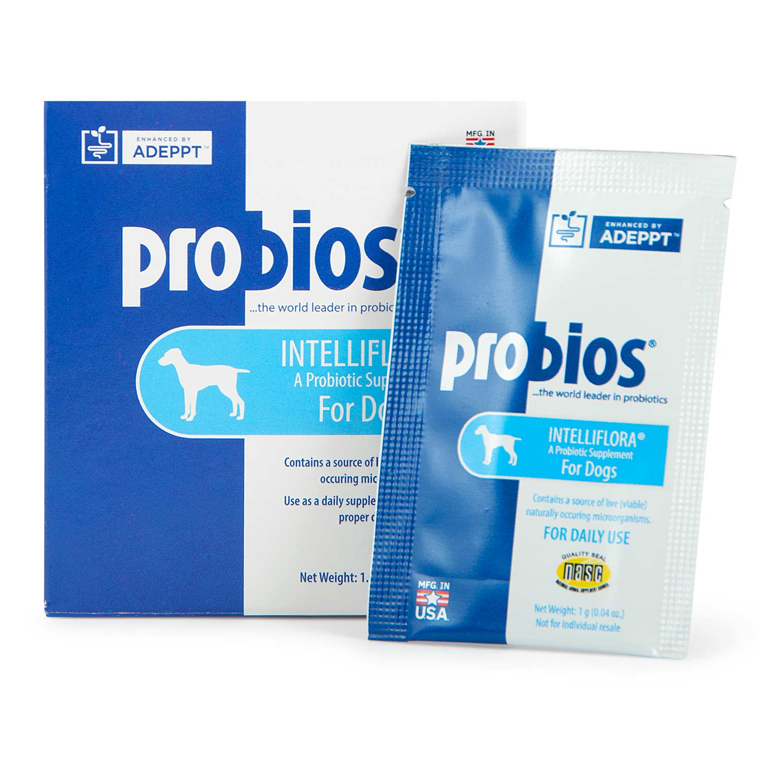 Probios Intelliflora Probiotic Supplement For Dogs, 30 Pack - Image 2
